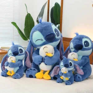 30/45cm Stitch Plush Toy - Cute Lilo & Stitch Doll,Kawaii Donald Duck Stuffed Animal,Soft Birthday Gift for Kids Children