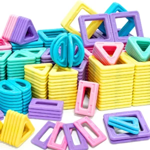 Medium Macaron 3D Magnetic Toys，Building Blocks for Kids,Educational Sensory Building Magneticfor toy,Birthday Gift Stacking toy