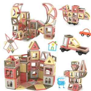 133pcs Magnetic Building Blocks Suitable for Kids Essential Creative Learning Gifts