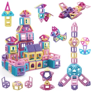 172PCS Mini Size Magnetic Building Blocks STEM Construction Set Educational Magnet Toy for 3+ Years Boys Girls Gifts