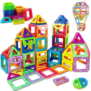 Magnetic Building Constructor Blocks Set-3D STEM Montessori Educational Set Toys For Kids Boys Girls Gifts 30/50/90/140PCS