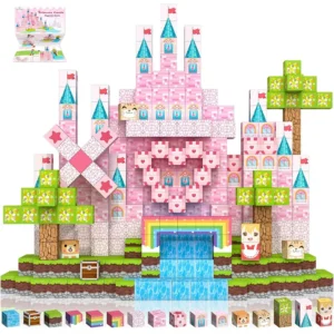 Magnetic Blocks Princess Castle World Creative Magnetic Building Blocks Stem Preschool Learning Sensory Toys Birthday Gift