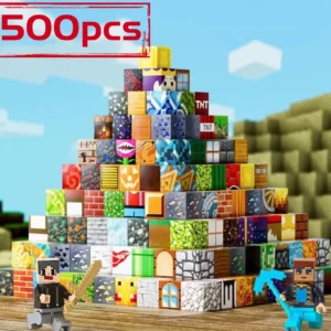 10-500pcs New Magnetic Building Blocks World Cube Magnet World Set for Kid DIY Model Children Stem Best Montessori Sensory Toy