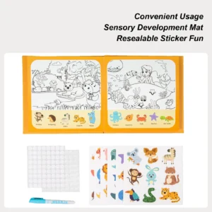 Water Drawing Mat Reusable Interactive Toy Kids Painting Writing Pad For Nursery Kindergarten Home Preschool Girls Kids Boys