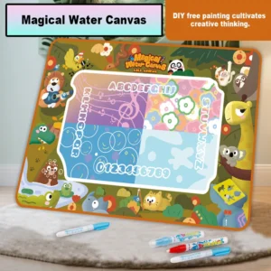Water Doodle Mat 31 X 23 Inch Kids Painting Writing Color Doodle Drawing Mat Toy Bring Magic Pens Educational Toys