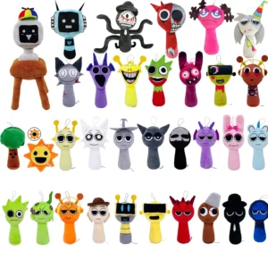 38styles Sprunki Plush Toys Sprunki Plush Doll Sprunki Game Pillow Kids Birthday Gifts Stuffed Dolls Christmas Gift